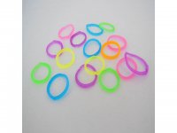 6900Pcs Glow In Dark Loom Silicone Band Mixed Color