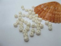 1Bag X 5000Pcs Opaque Glass Seed Beads 3.5-4mm Ivory