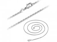 5X New Fashion Silver Cable Chain Necklace Jewelry