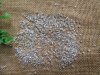 450g Silver Tube Glass Bugle Seed Beads 2mm