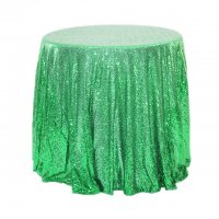 1Pc Green Sequin Table Cloth Cover Backdrop Wedding Party