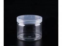 50X Clear Screw Empty PET Jars Storage Container 260ML