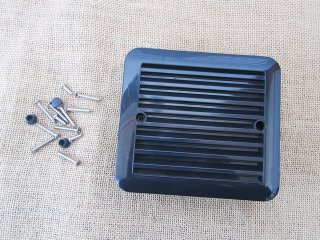 1X Black Motor House Strong Breeze Extractor Fan 140x130cm