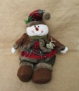 1X Snowman Doll Ornament D?cor Kids Toy 62.5cm High