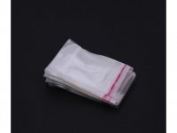 1000 Clear Self Adhesive Seal Plastic Bag w/Hanging Hole 10x5cm