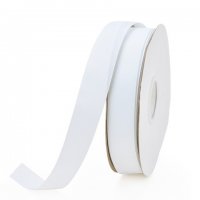 1Rolls X 100Yards White Grosgrain Ribbon 38mm