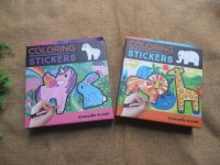 1Set Make Your Own Coloring Stickers with Crayons