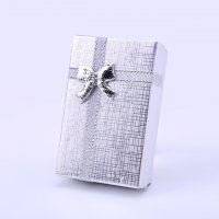 16 New Silver Gift Case for Necklace & Ring 8x5cm