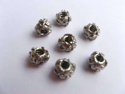 10 Alloy European Barrel Thread Beads ac-sp337 - Click Image to Close