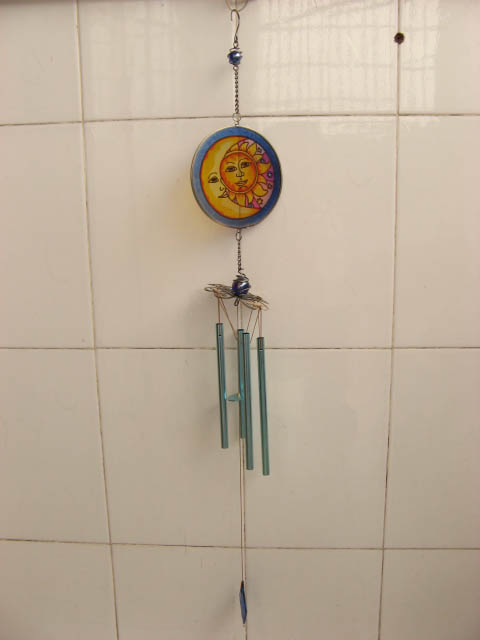 1X New Sun God Apollo Wind Chime-Blue Windchime - Click Image to Close