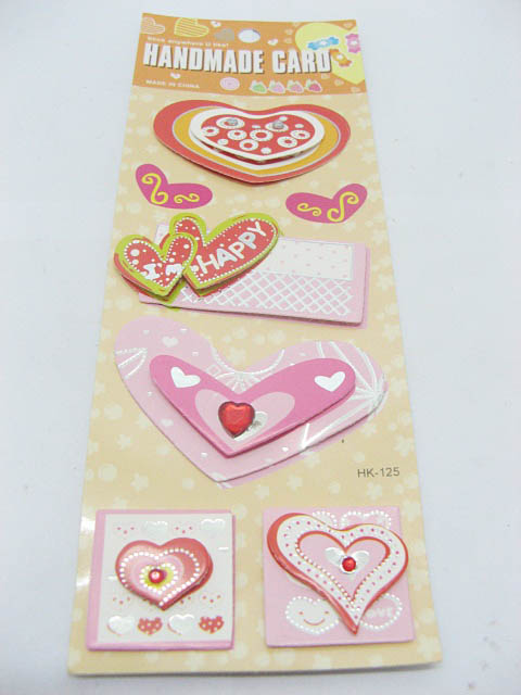 12Sheets Paper Sticker For Craft Scrapbook - Click Image to Close