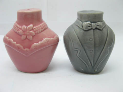 5Sets Bride&Groom Pepper & Salt Shakers Wedding Favor - Click Image to Close