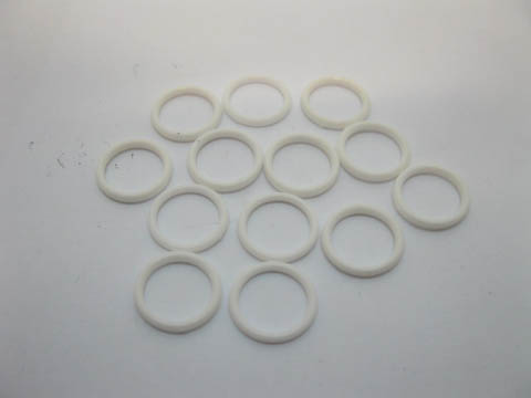 500Pcs White Bra Rings Bra Finding Acessories 10mm - Click Image to Close