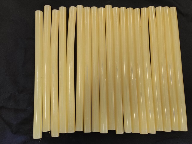 50 New Yellow Hot Glue Adhesive Stick 25cm Long - Click Image to Close