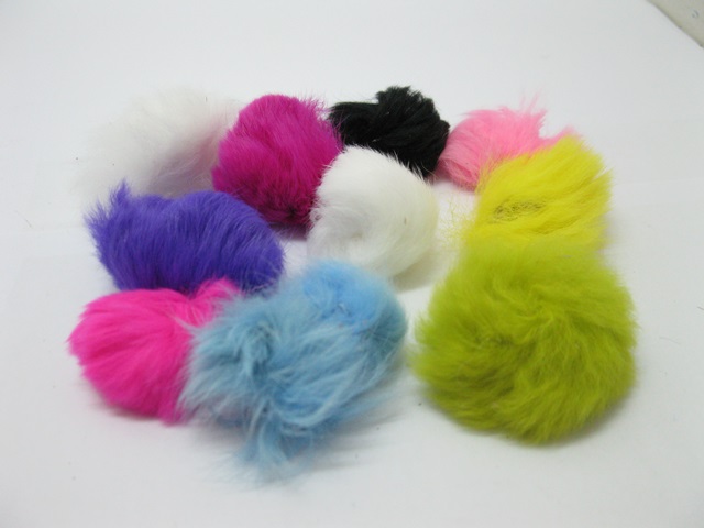 95Pcs Artificial Wool Ball Craft Embellishment - Click Image to Close