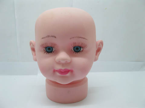 1Pc Lovely Expression Baby Model Bald Head 16cm - Click Image to Close