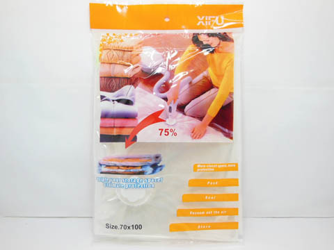 10X Zip Lock Space Vacuum Storage Bags 100x70cm - Click Image to Close