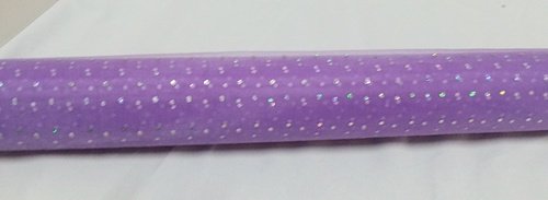 4x1Roll Violet Organza Ribbon 49cm Wide for Craft - Click Image to Close