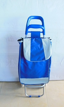 1X New Light Blue Convenient Shopping Trolley Bag - Click Image to Close