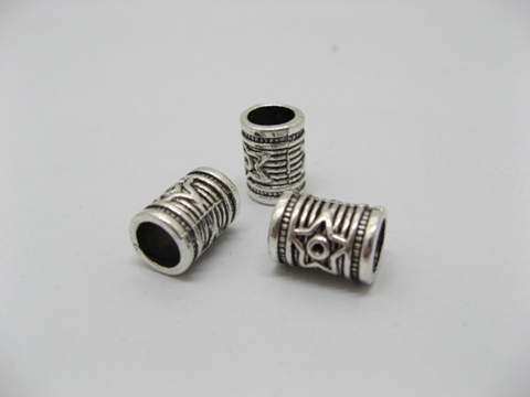 20pcs Metal Star Tube Spacer Beads yw-ac-mt5 - Click Image to Close