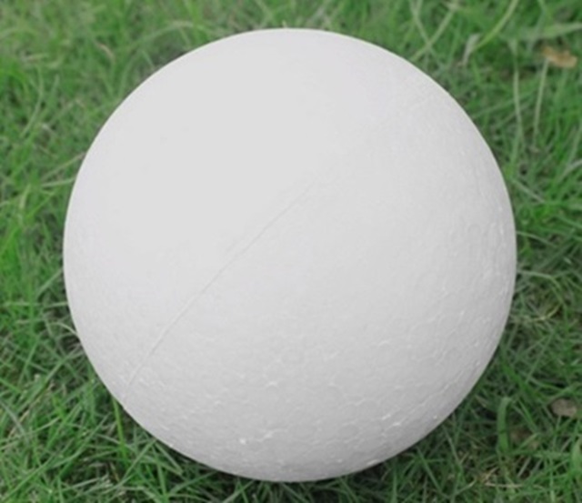 1Pc Polystyrene Foam Ball Decoration Craft DIY 250mm - Click Image to Close