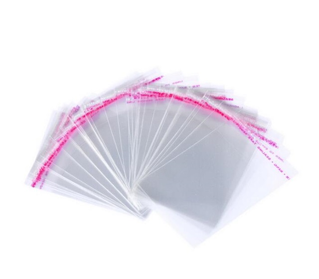 1000 Clear Self-Adhesive Seal Plastic Bag 12x8cm - Click Image to Close