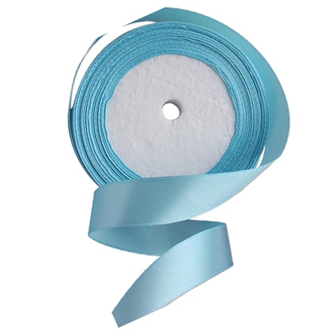 10Rolls X 25Yards Blue Satin Ribbon 10mm - Click Image to Close