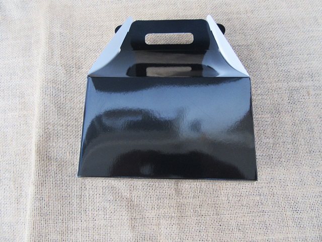 15Pcs Black Paper Cake Gift Bomboniere Boxes Wedding Favour - Click Image to Close