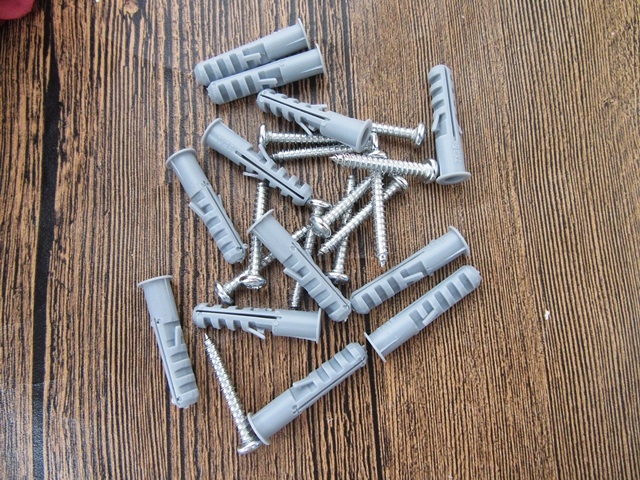 20Packets X 6Pcs Wing Type Easy Fix Nylon Wall Plugs Screw - Click Image to Close