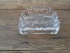 10Pcs Glass Transparent Clear Plate Display Holders Dish Rack