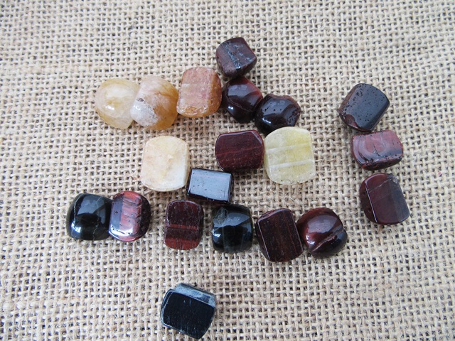50Pcs Loose Flatback Stone Beads for Jewellery Making Crafts Ass - Click Image to Close