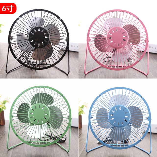 1X Metal USB Mini Portable Desktop Fan Cooling Color Randomly - Click Image to Close