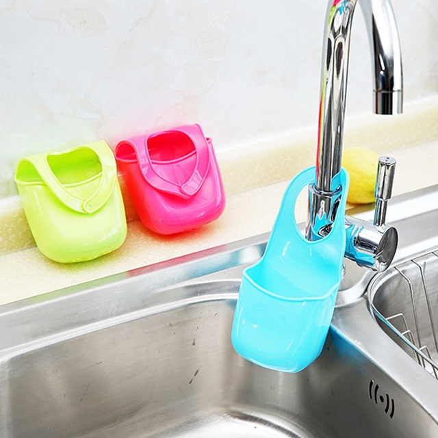 1Pkts x 4pcs Kitchen Hanging Drain Bag Basket Bath Storage Gadge - Click Image to Close