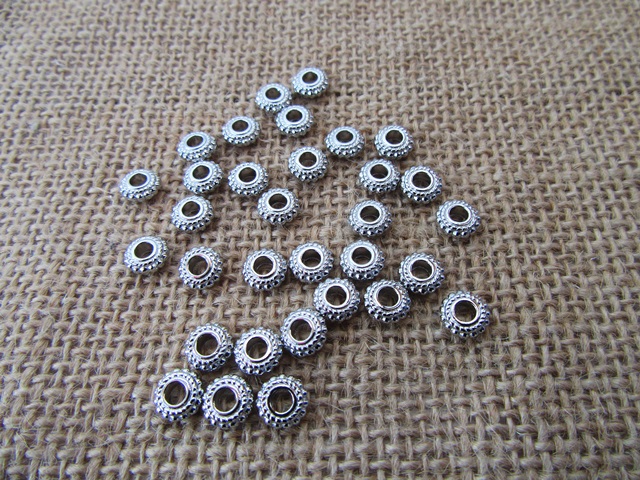 18Sheet x 32pcs Metal Beads Spacer Beads Jewelry Finding - Click Image to Close