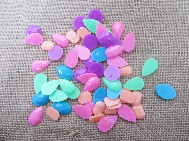 215.5Grams Acrylic Gems Flatback Rhinestone Jewelry Crafts - Click Image to Close