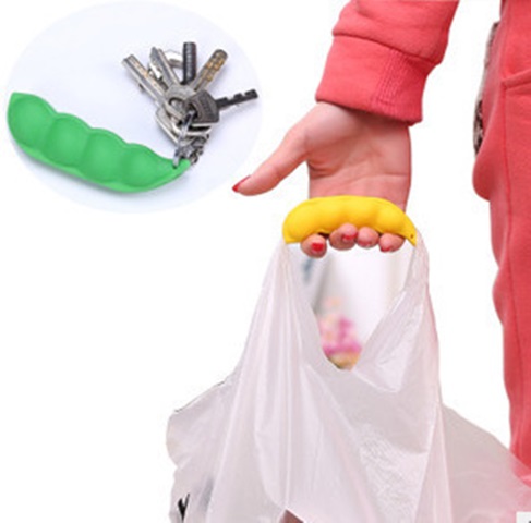 12Pcs Pea-shaped Shopping Bag Strap Extender Protector - Click Image to Close