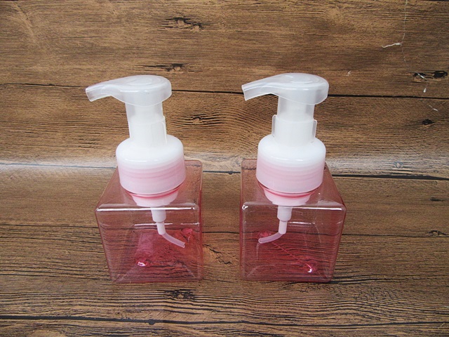 6Pcs Pink Comestic Shampoo Lotion Refill Press Bottle 250ml - Click Image to Close