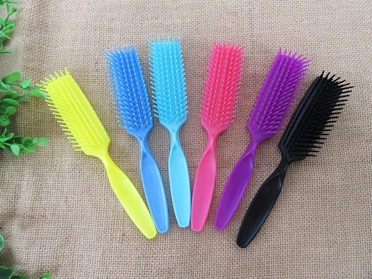 12 New Candy Color Comfort Hairbrush Combs Mixed - Click Image to Close