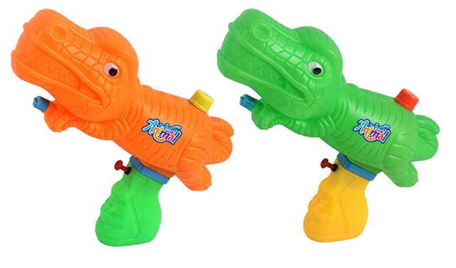 4Pcs Jumbo Crocodile Pistol Water Gun Great Toy Mixed Color - Click Image to Close