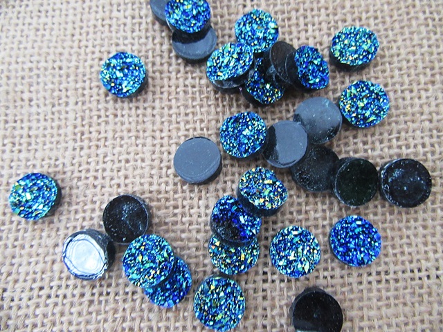 750Pcs New Round Shape Flatback Gem Diamante Stick on Rhinestone - Click Image to Close