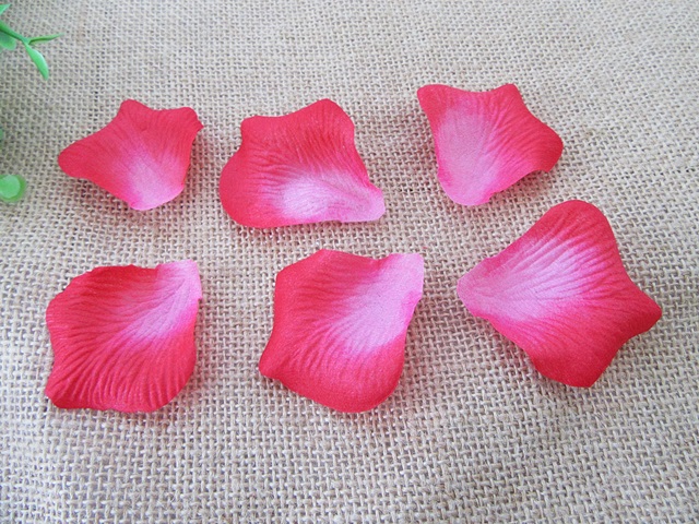 5Packs x 140pcs Rose Petals Wedding Party Decoration 5x5cm - Red - Click Image to Close