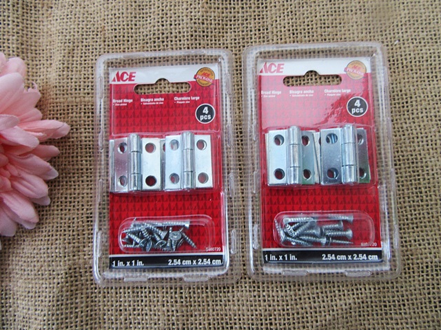 6Sheets x 4Pcs Broad Butt Hinge Loose Pin Home Furniture Hardwar - Click Image to Close