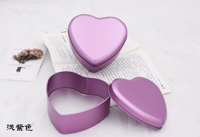 12Pcs Purple Heart Boxes Storage Case Jewellery Wedding Gift Box - Click Image to Close