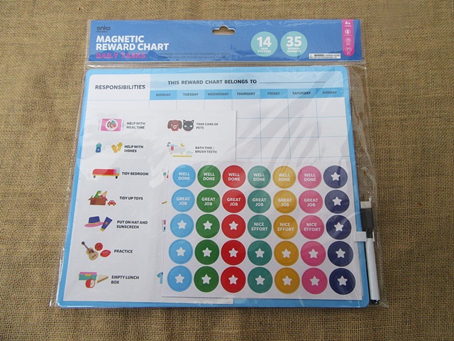 1Set Magnetic Reward Chart Kids Daily Task Chart - Click Image to Close