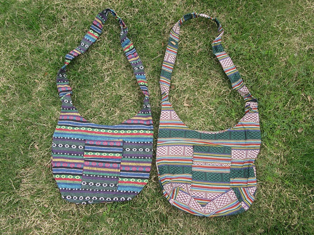 1Pc Handmade Tibet Style Shoulder Sling Bag Hippie Bag - Click Image to Close