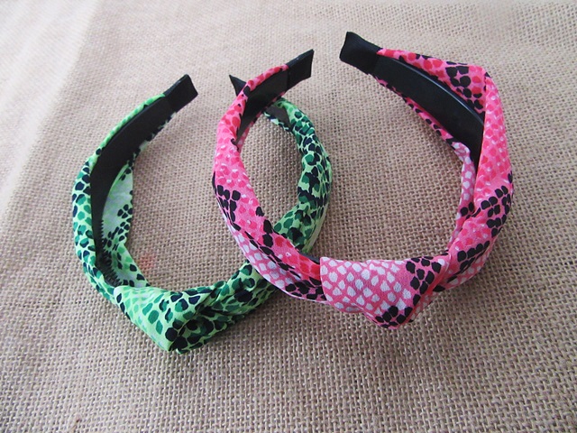 12Pcs Unique Bowknot Head Band Hair Band Hair Hoop Hair Headwear - Click Image to Close