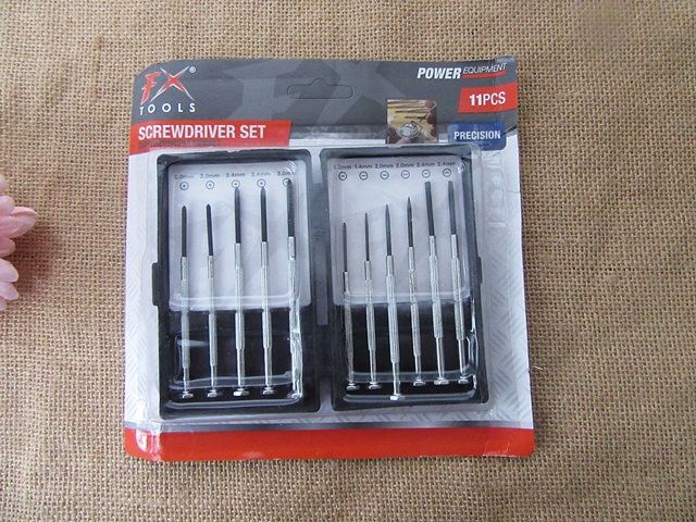 1Set x 11Pcs Precision Screwdriver Set Watch Jewelry Repair Tool - Click Image to Close