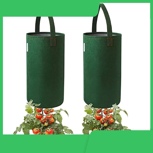 4Pcs Tomato Planter Grow Bags Garden Hanging Vegetable Flow - Click Image to Close