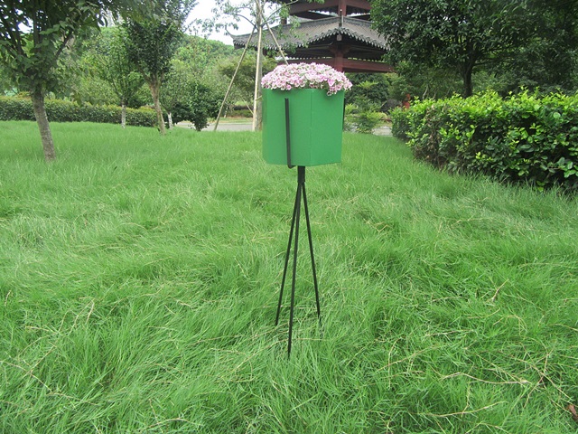 1Set Single Green Modern Flower Plant Display Stand Holder - Click Image to Close