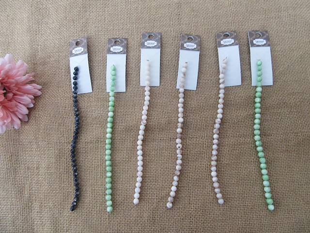 12Strand Cat Eye Unfinished Bracelet Jewellery Making Assorted - Click Image to Close